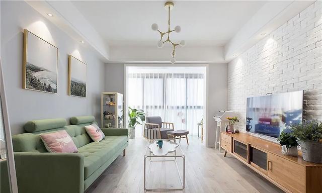 82㎡北歐風小戶型環(huán)境清新舒適，效果媲美樣板間