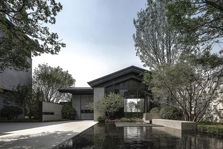 沈陽(yáng)龍湖地產(chǎn)銷(xiāo)售中心上設(shè)計(jì)方案，以“相”傳達(dá)設(shè)計(jì)禪意